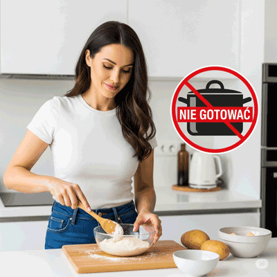 maka ziemniaczana nie gotowac